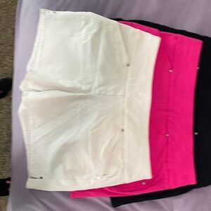 3 pairs of INC International Concepts Women's  pull on  Shorts